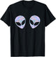 Alien Head Boobs Shirt T-Shirt - T-Shirt | Black
