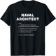 Naval Architect - Funny Dictionary Definition T-Shirt - T-Shirt | Black