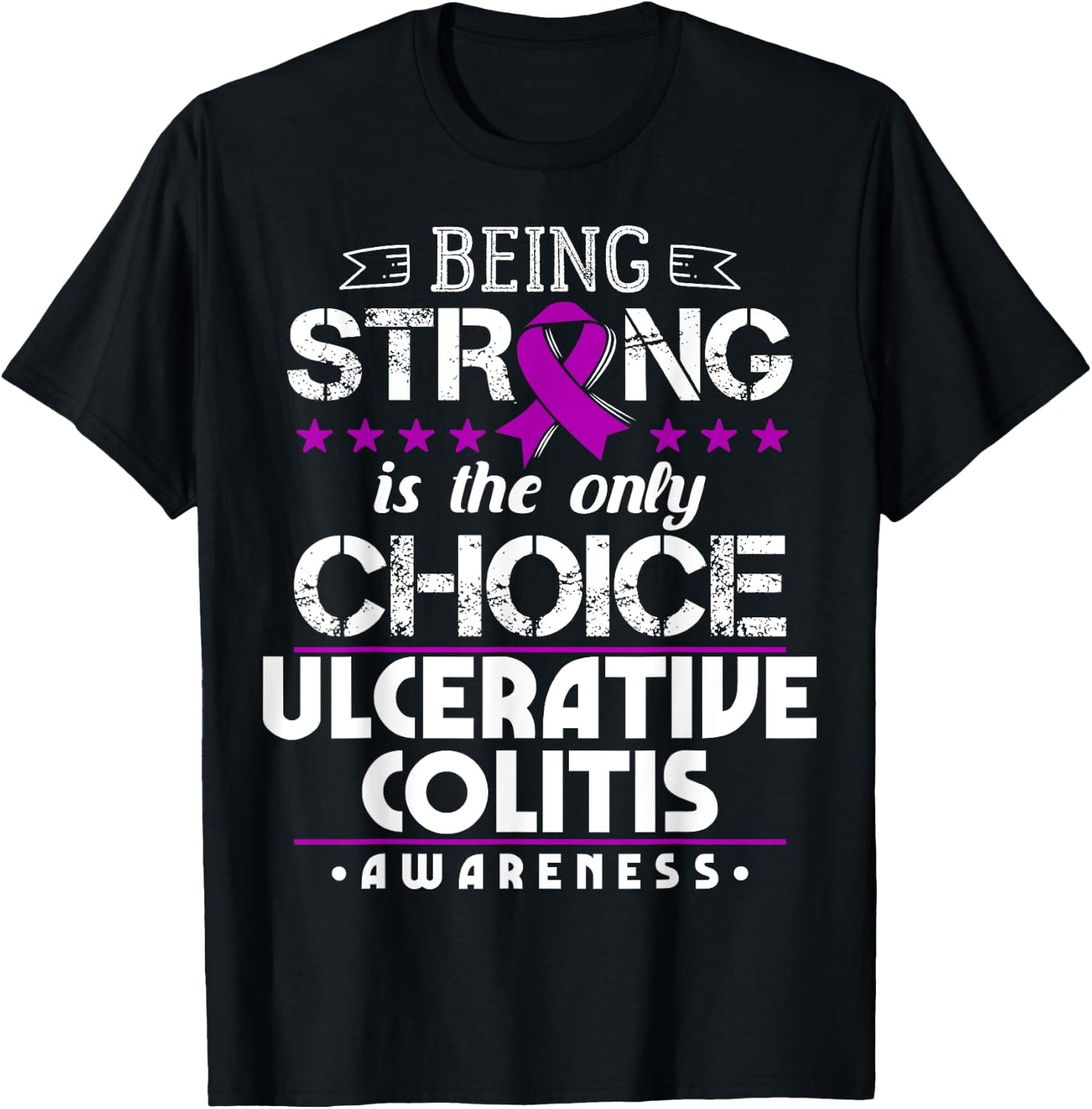 Ulcerative Colitis Awareness - Gift UC Patients T-Shirt - T-Shirt | Black