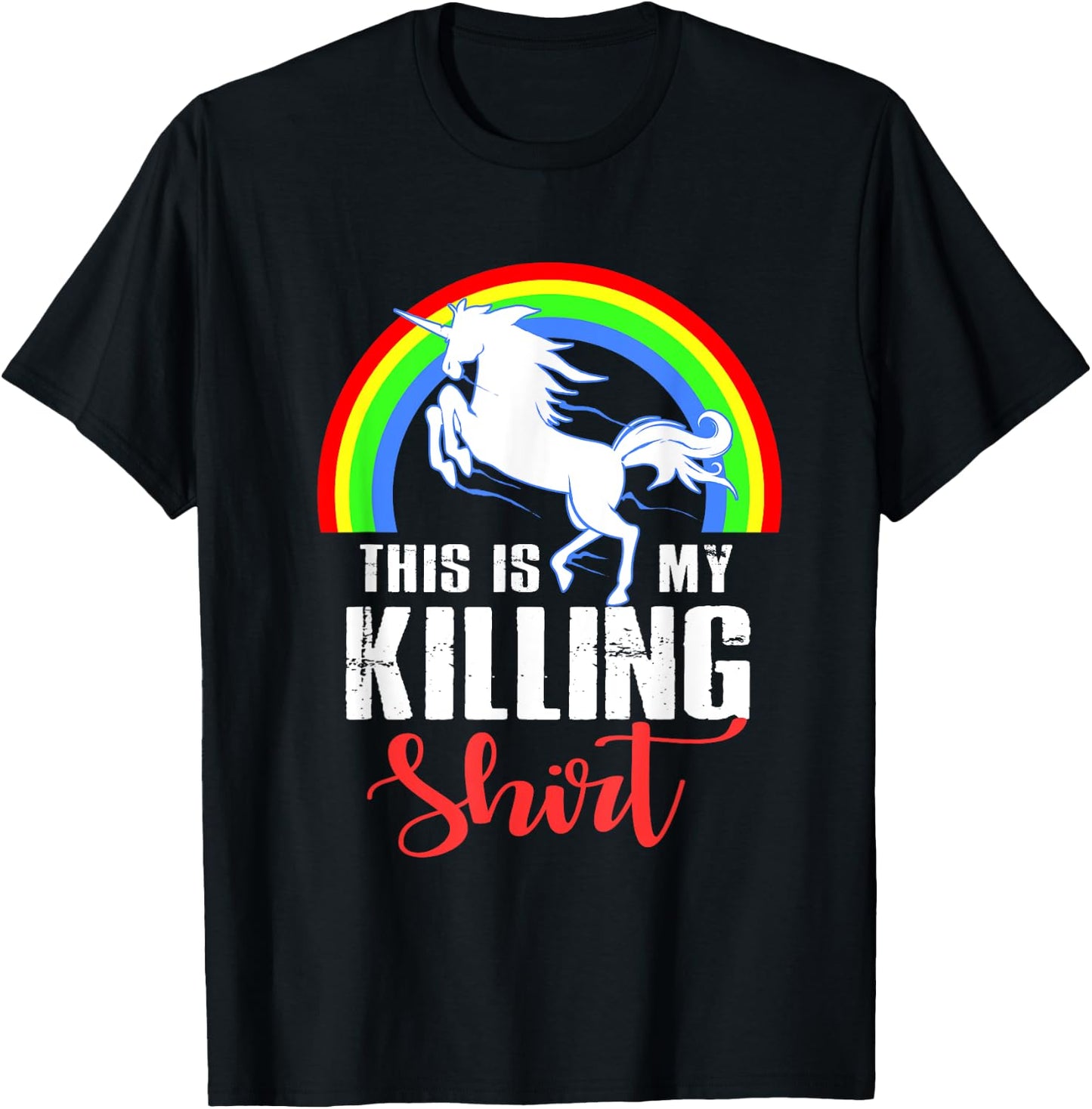 This Is My Killing Unicorn T-Shirt - T-Shirt | Black