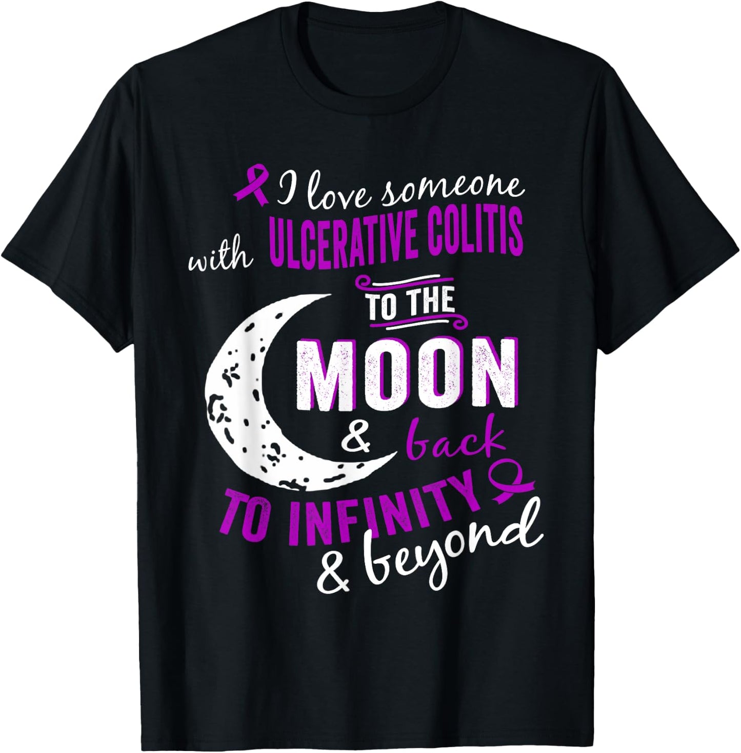 Ulcerative Colitis Shirt - Ulcerative Colitis Awareness T-Shirt - T-Shirt | Black