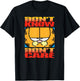 Garfield Don't Know Dont Care T-Shirt - T-Shirt | Black