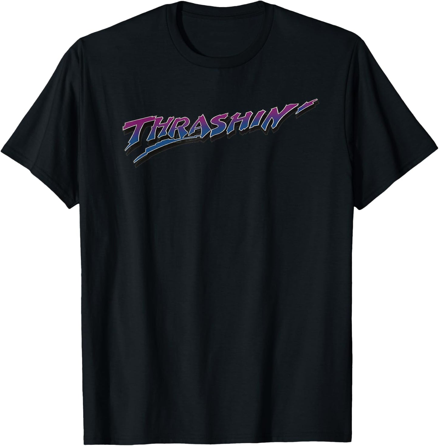 Thrashin' Skateboarding T-Shirt - T-Shirt | Black
