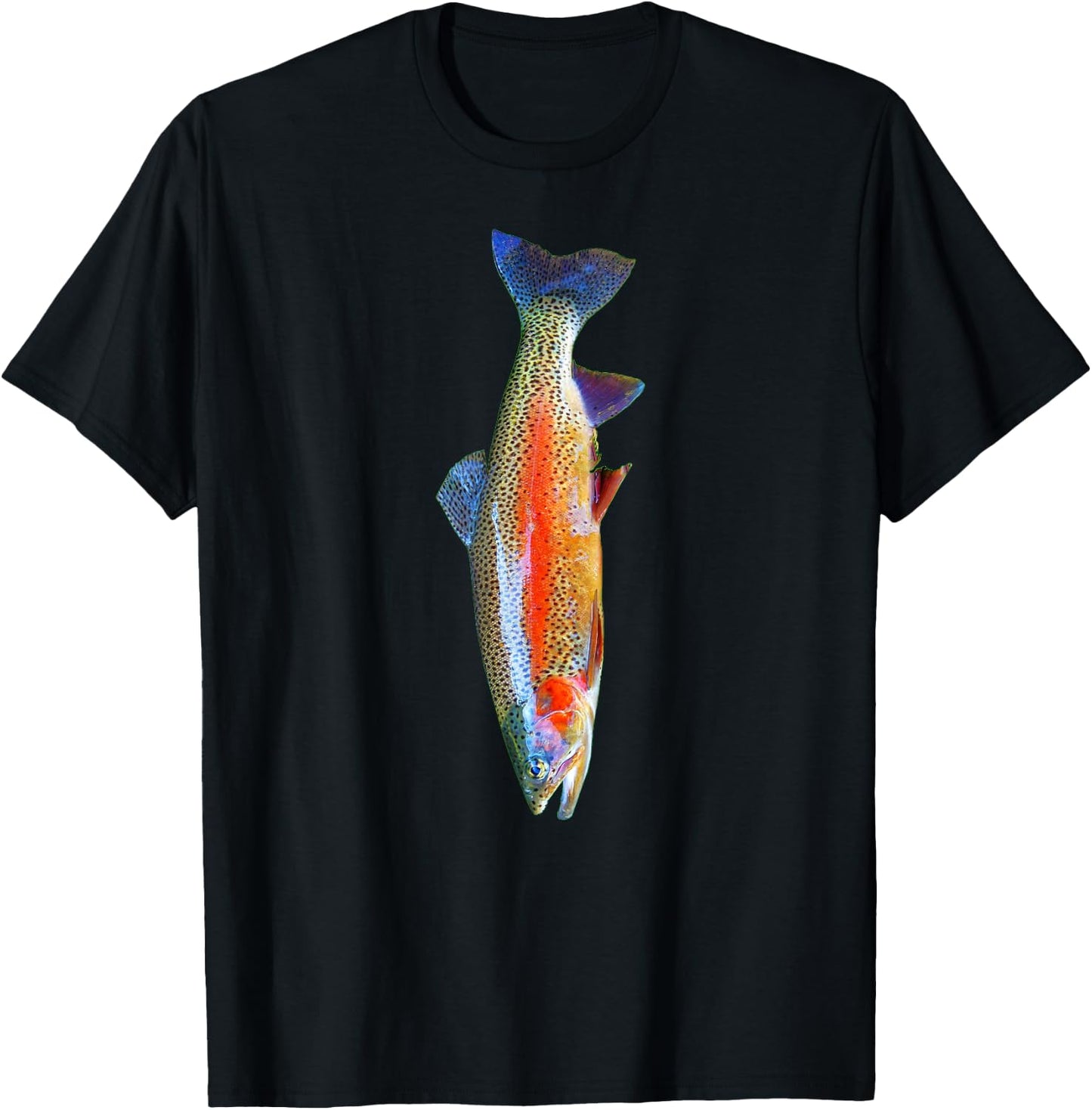 Rainbow Trout Fish T-Shirt - T-Shirt | Black