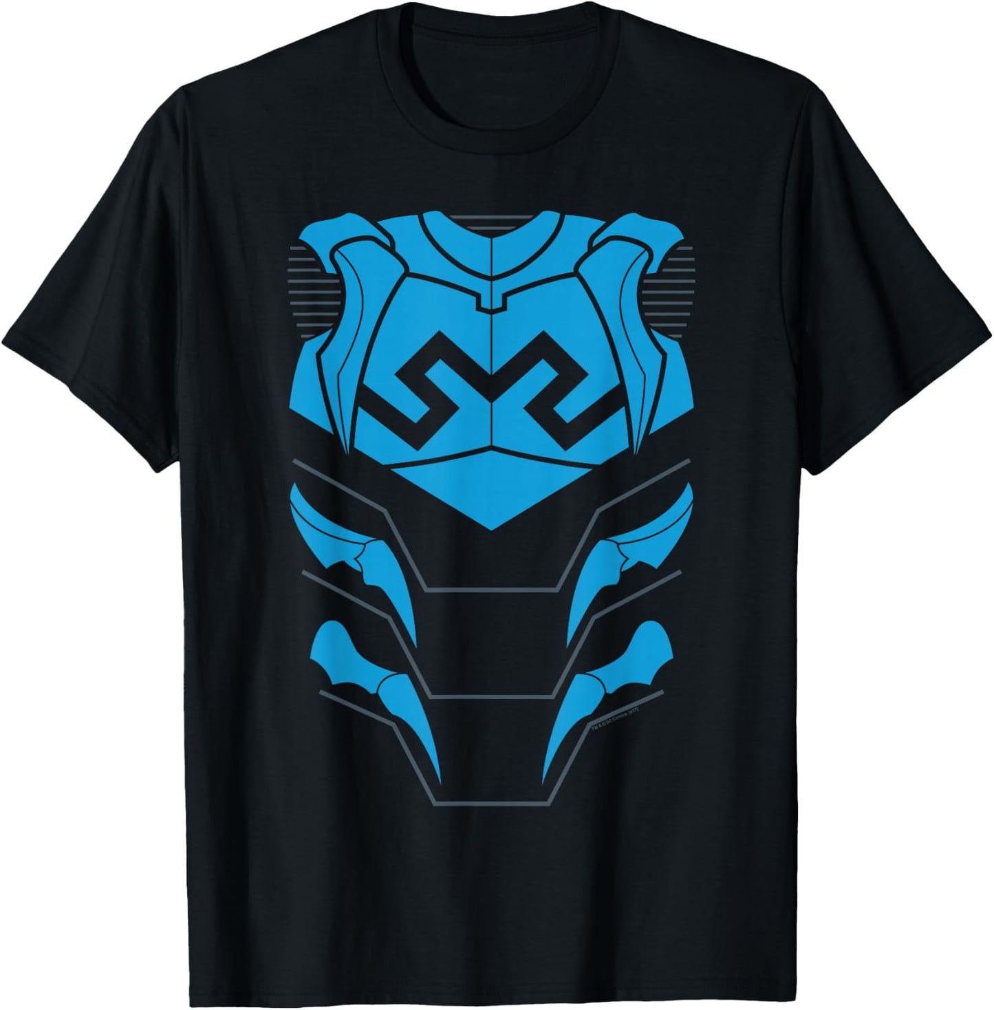 Justice League Blue Beetle Uniform T Shirt T-Shirt - T-Shirt | Black
