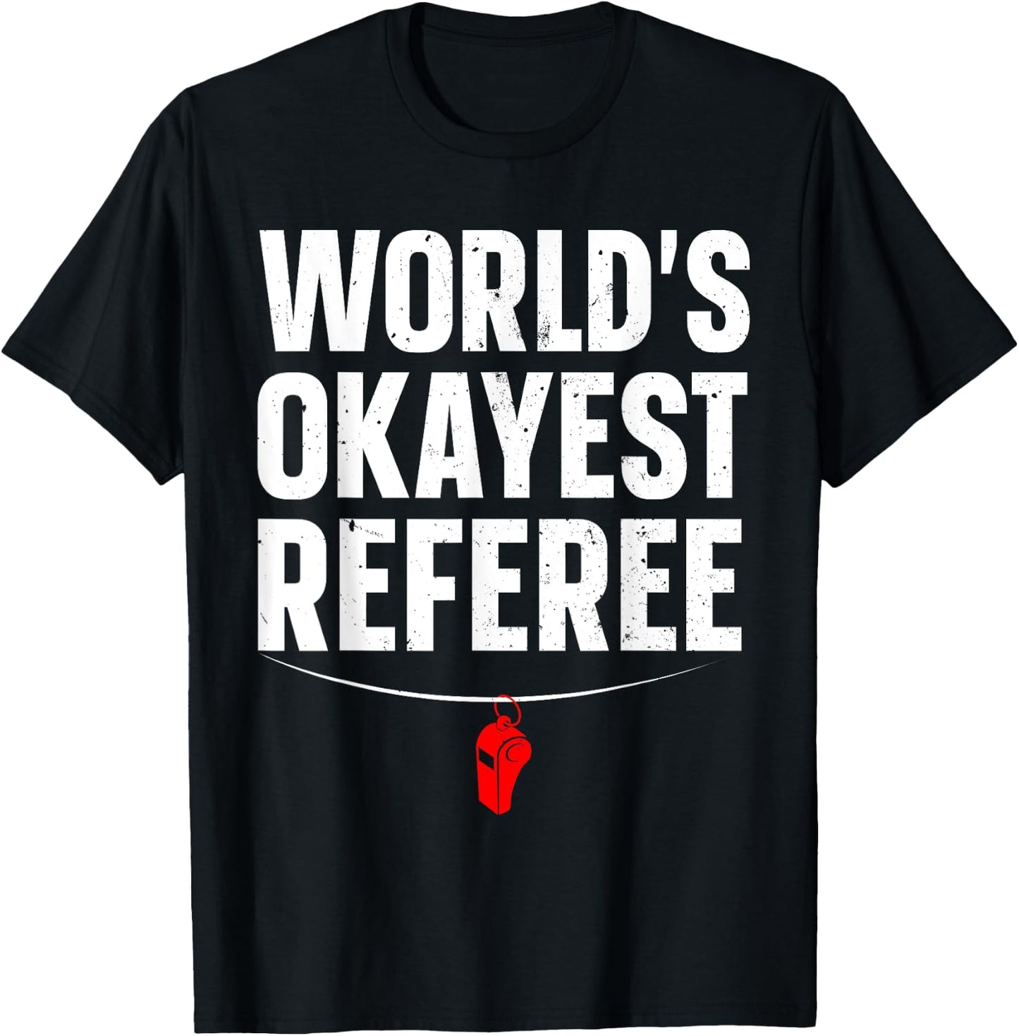 Funny Referee Art Women Sports Ref Stuff Gag Referee T-Shirt - T-Shirt | Black