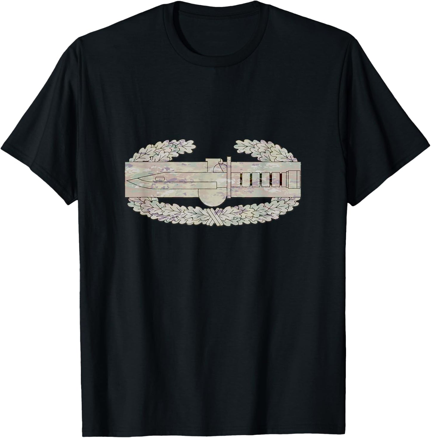 Combat Action Badge T-Shirt - T-Shirt | Black