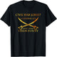 Civil War Jokes - I General Lee Don't Find Them Funny Shirt T-Shirt - T-Shirt | Black