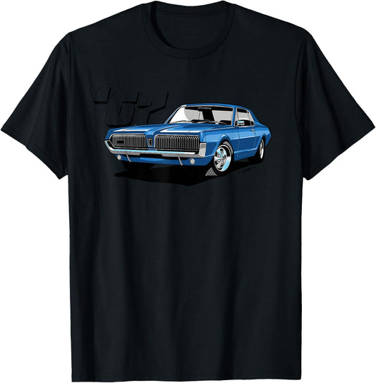 1967 Mercury Cougar Graphic T-Shirt - T-Shirt | Black
