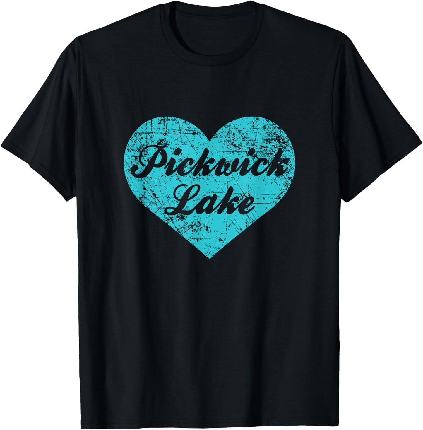 I Love Pickwick Lake Shirt, Alabama Camping Gift T-Shirt - T-Shirt | Black