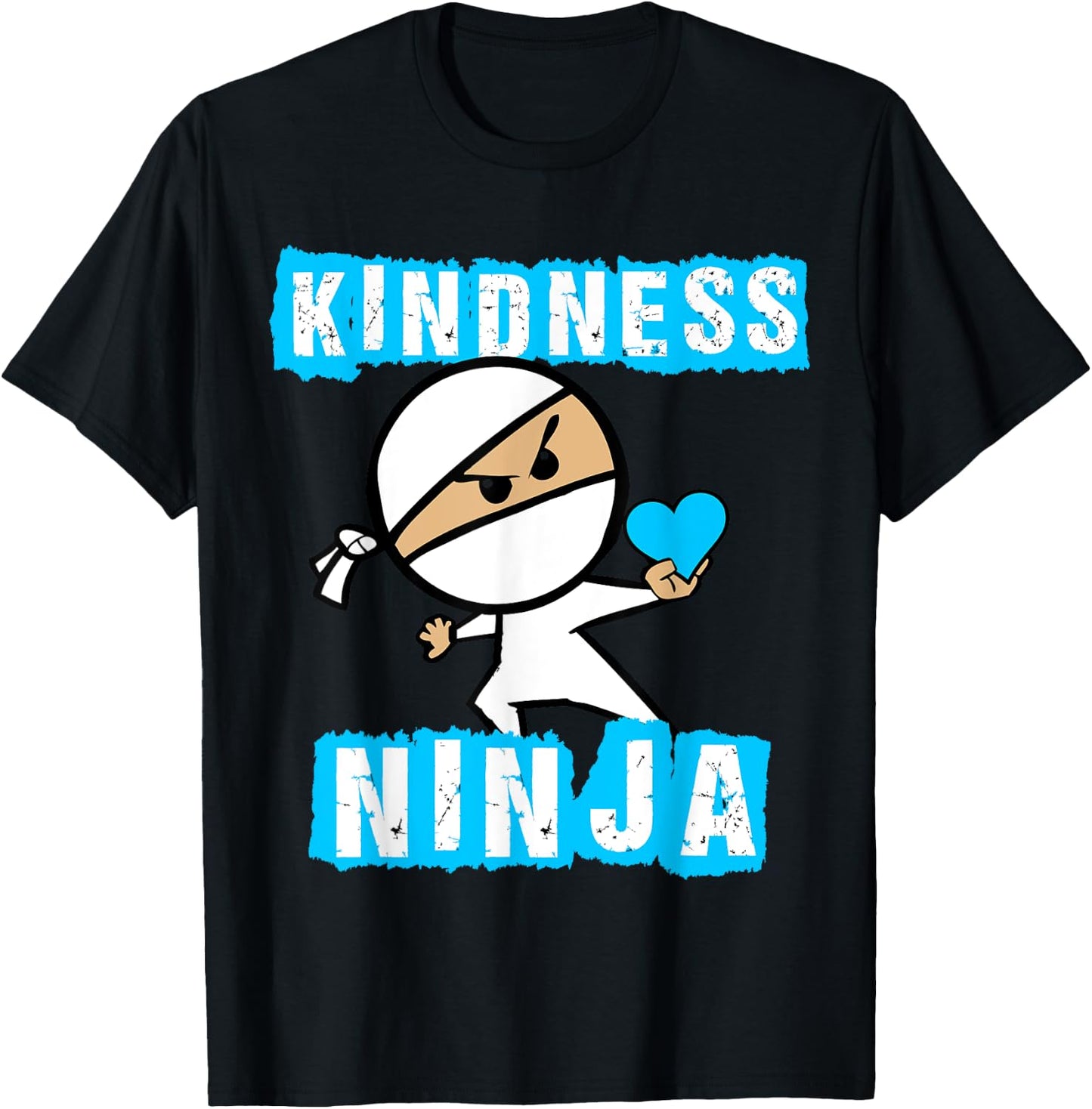 Kindness Ninja Shirt - Choose Kind Shirt Movement T-Shirt - T-Shirt | Black