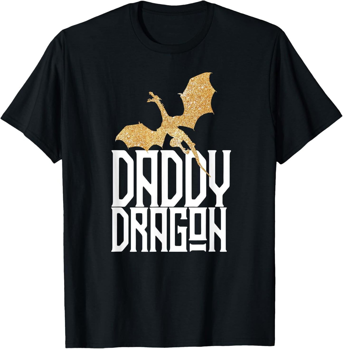 Daddy Dragon Matching Family Tribe Dad Father T-Shirt - T-Shirt | Black