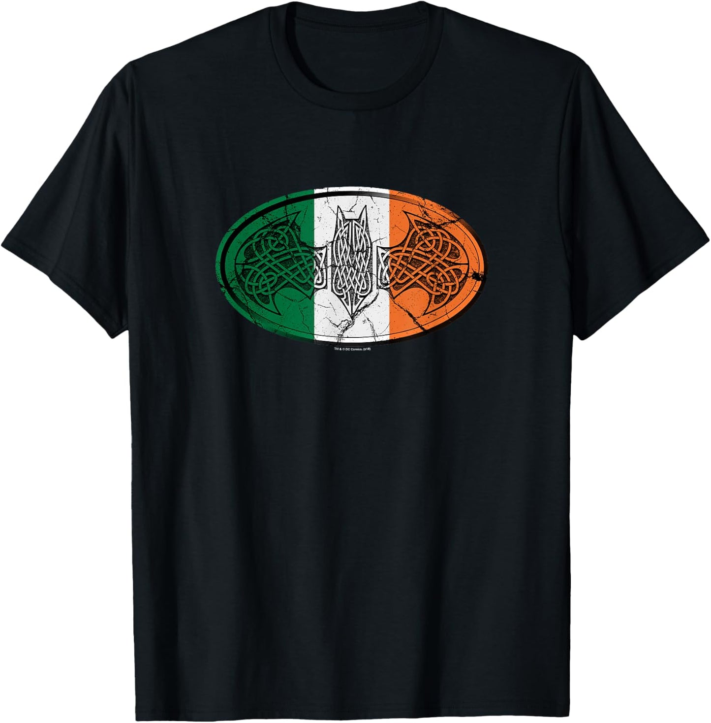 Batman Irish Celtic Symbol T-Shirt - T-Shirt | Black