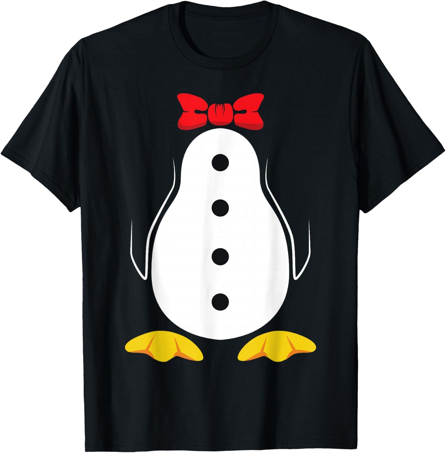 Penguin Kids Halloween Costume Design for Boys Girls T-Shirt - T-Shirt | Black