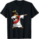 Dabbing Jesus Funny Dancing Christian Christmas Gift T-Shirt - T-Shirt | Black