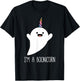 I'm a Boonicorn, Cute Halloween Shirt, Unicorn Ghost T Shirt T-Shirt - T-Shirt | Black