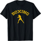Classic College-style Boxing T-Shirt - T-Shirt | Black