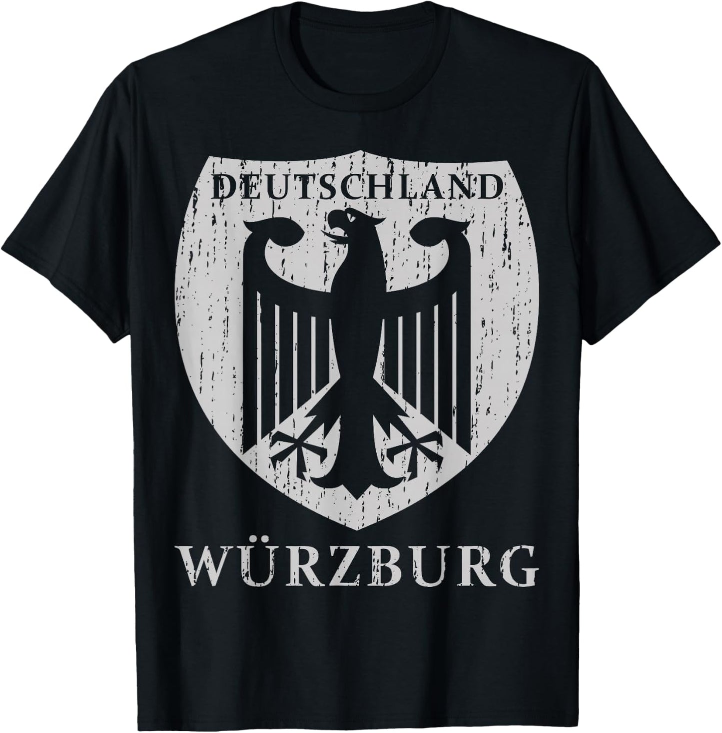 Germany Deutschland Wurzburg T-Shirt - T-Shirt | Black