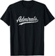 Admirals T Shirt Vintage Sports Name Design T-Shirt - T-Shirt | Black