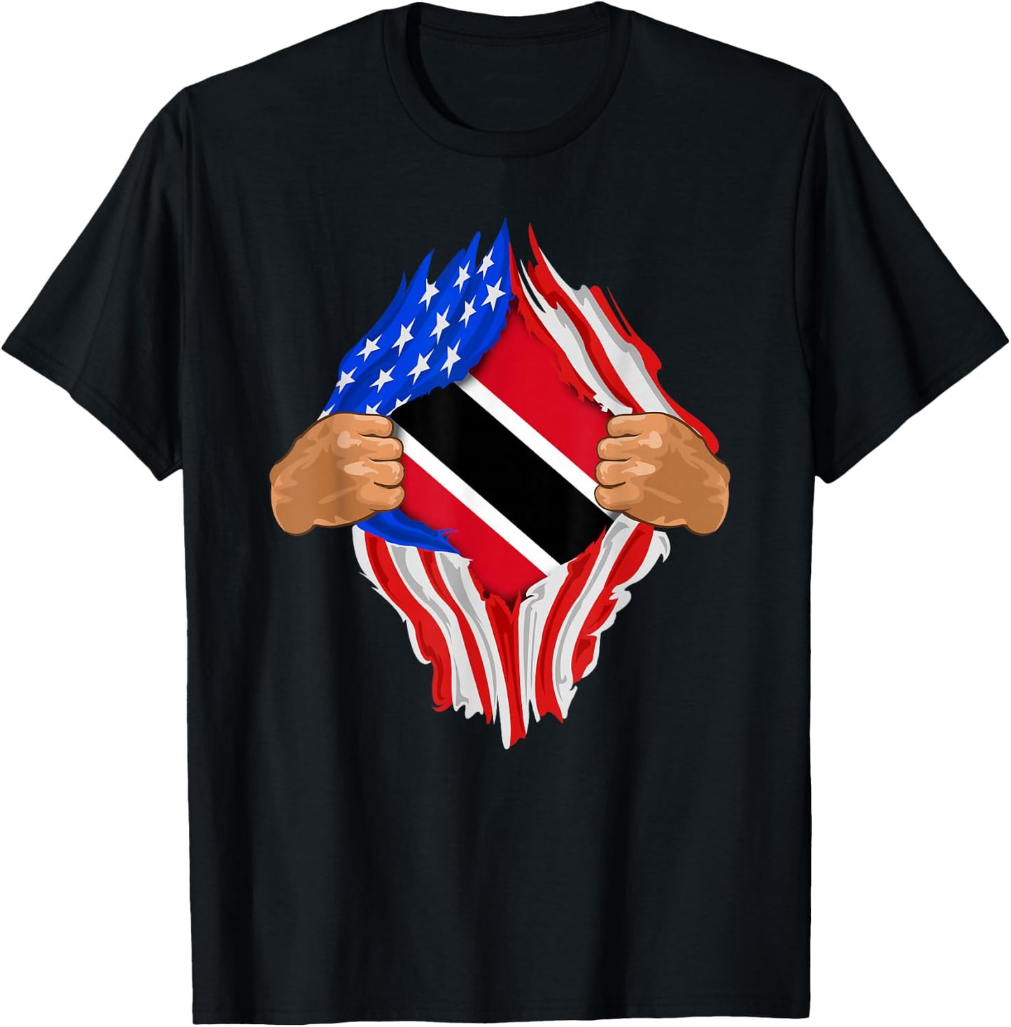 Trinidad and Tobago Blood Inside Me | Flag Gift T-Shirt - T-Shirt | Black