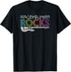 Kindergarten Rocks With Guitar Kids T-Shirt - T-Shirt | Black