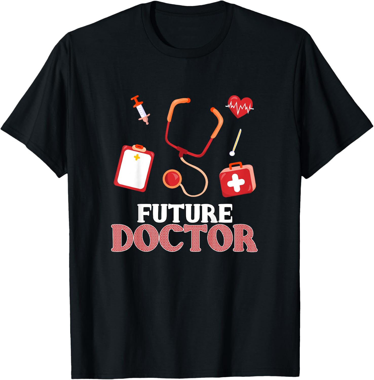 Future Doctor - Aspirational for Boys and Girls T-Shirt - T-Shirt | Black