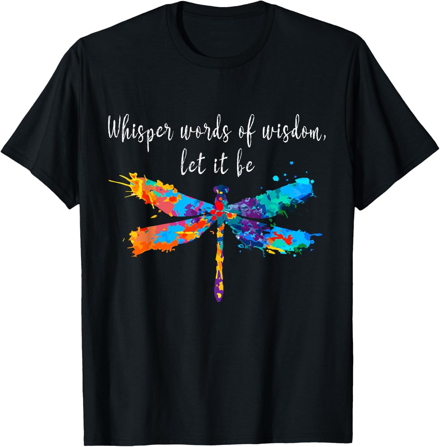 Dragonfly shirt spiritual faith dragonflies lovers T-Shirt - T-Shirt | Black
