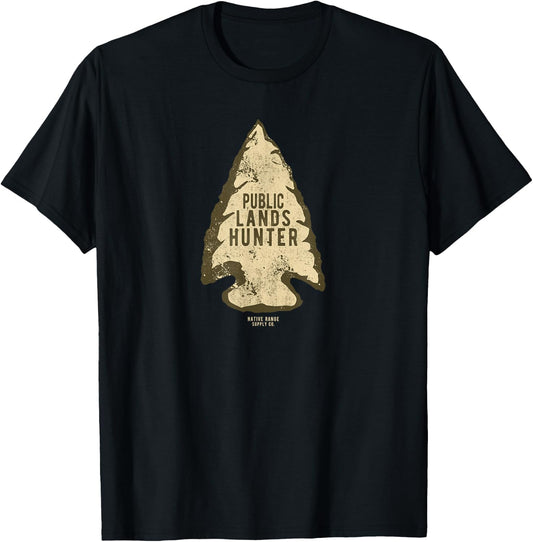 Public Lands Hunter Arrowhead T-Shirt - T-Shirt | Black
