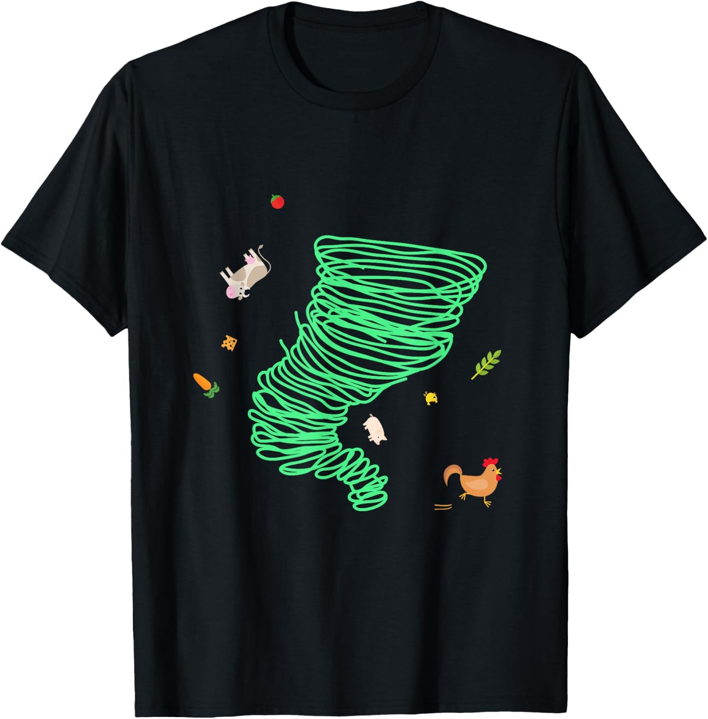 Tornado, Weather, Twister, Hurricane T-Shirt - T-Shirt | Black
