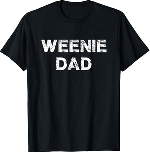 Weenie Dad Dachshund Dad Gift T-Shirt - T-Shirt | Black