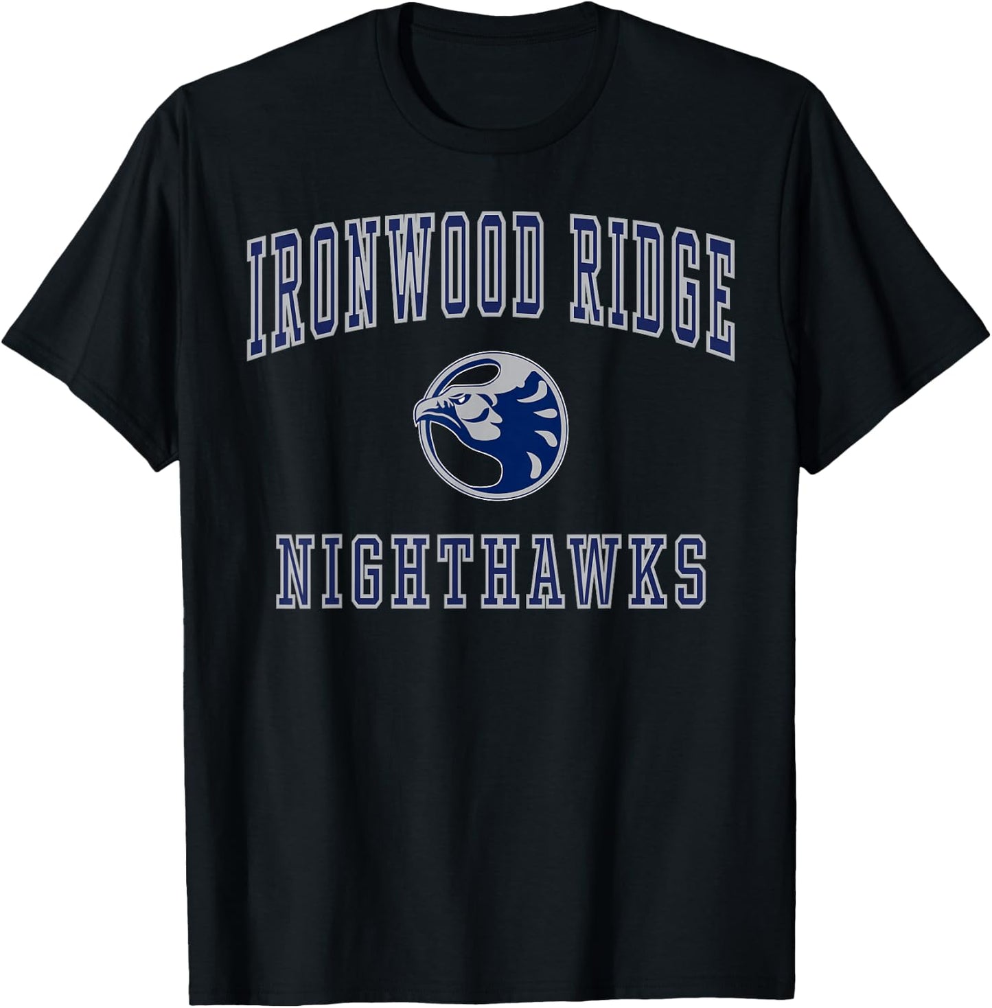 Ironwood Ridge High School Nighthawks C1 T-Shirt - T-Shirt | Black
