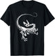 Velociraptor Dinosaur Fossil Skeleton Paleontology T-Shirt - T-Shirt | Black