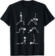 Yoga Skeleton Shirt Funny Halloween Exercise Costume T-Shirt - T-Shirt | Black