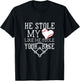 He Stole My Heart Like He Stole Your Base - Girlfriend Shirt T-Shirt - T-Shirt | Black