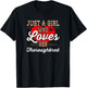 Just a Girl Who Loves Her Thoroughbred Horse T-Shirt - T-Shirt | Black
