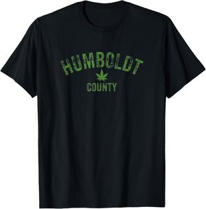 Humboldt County California Shirt Hemp Farmer Grower T-Shirt - T-Shirt | Black