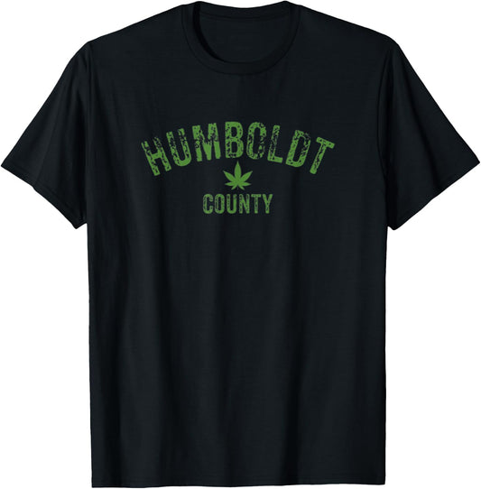 Humboldt County California Shirt Hemp Farmer Grower T-Shirt - T-Shirt | Black