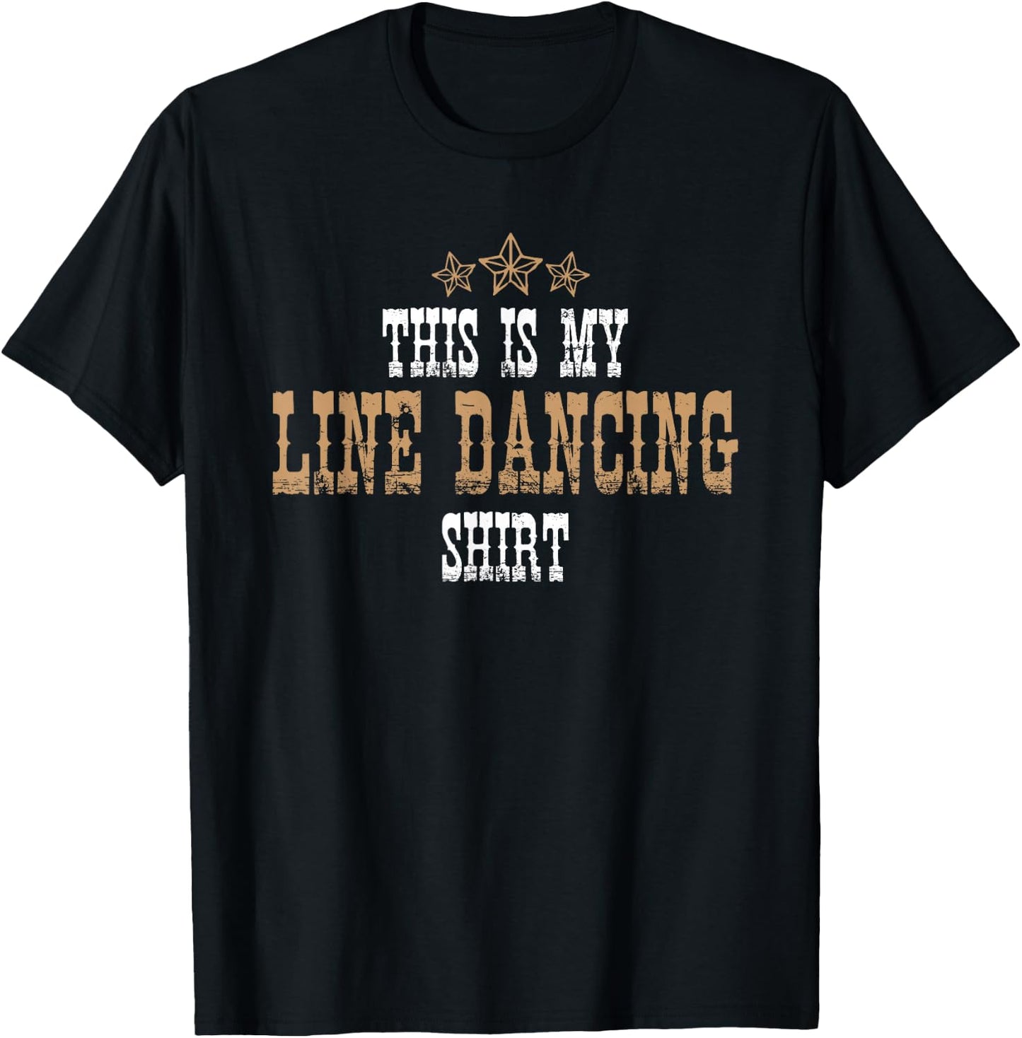 Funny Line Dance This is My Line Dancing Outfit T-Shirt - T-Shirt | Black