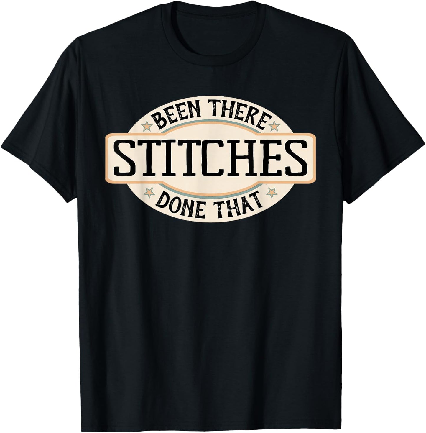 Funny Surgical Stitches Sutures Men's Women's Kid's T-Shirt - T-Shirt | Black