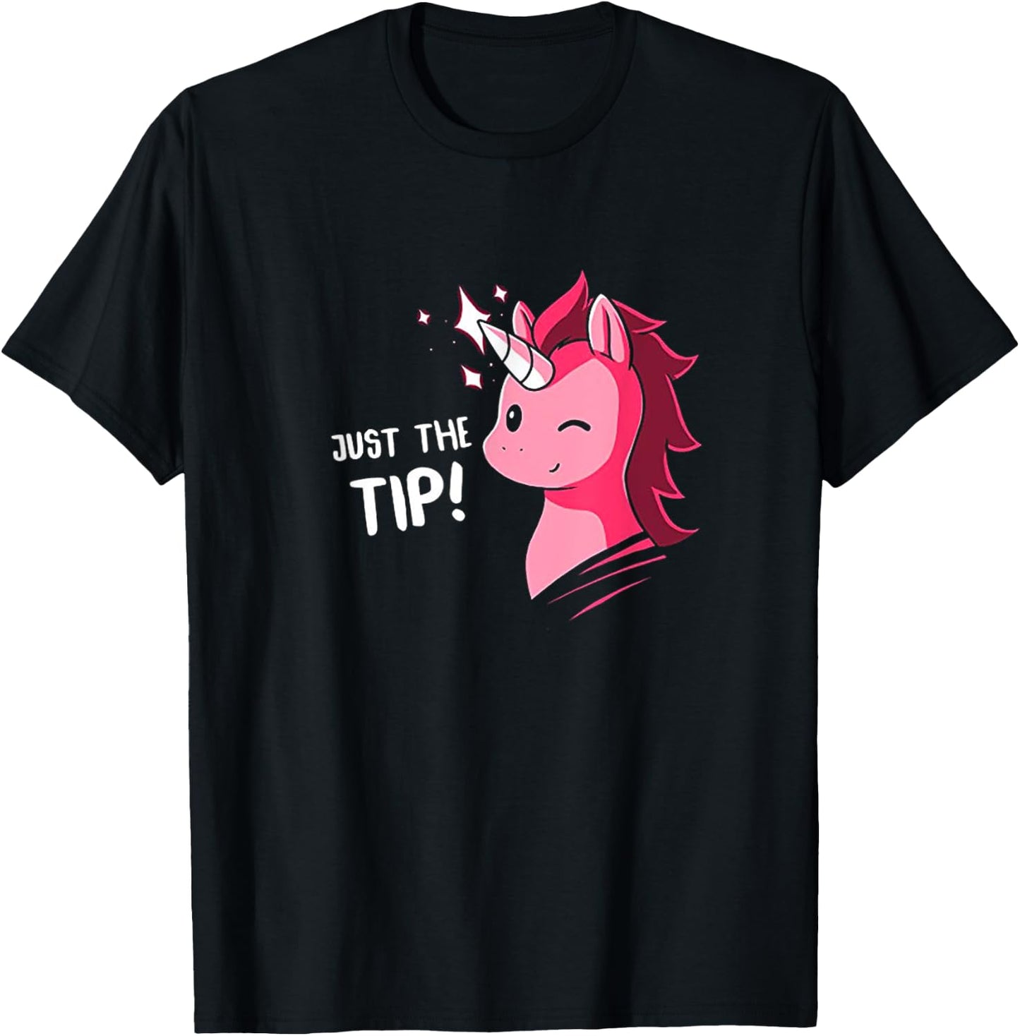 Just the Tip Unicorn T-Shirt - T-Shirt | Black