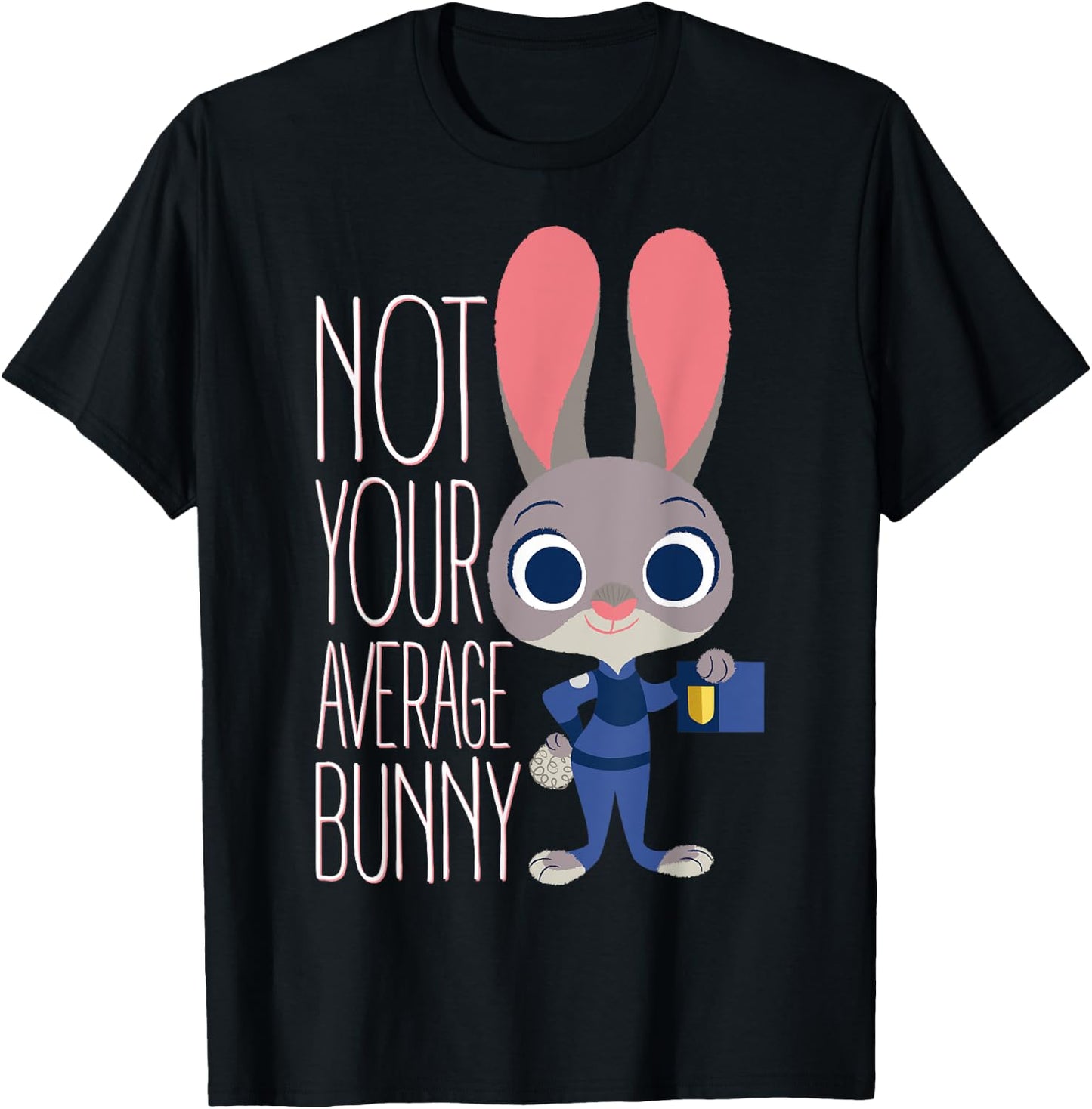 Disney Zootopia Judy Hopps Average Bunny Graphic T-Shirt - T-Shirt | Black