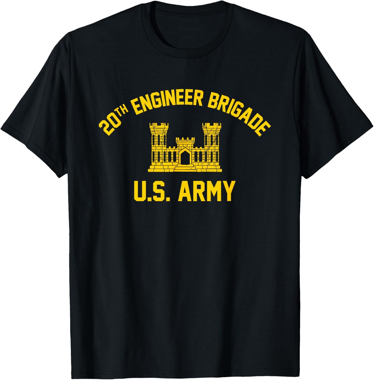 20th Engineer Brigade T-Shirt - T-Shirt | Black