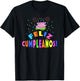 Feliz Cumpleanos Happy Birthday in Spanish T-Shirt - T-Shirt | Black