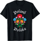 POLAND | Folk Art WYCINANKI Polska, Polish Folklore Fest T-Shirt - T-Shirt | Black
