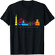 San Francisco, California, USA Skyline Souvenir T-Shirt - T-Shirt | Black