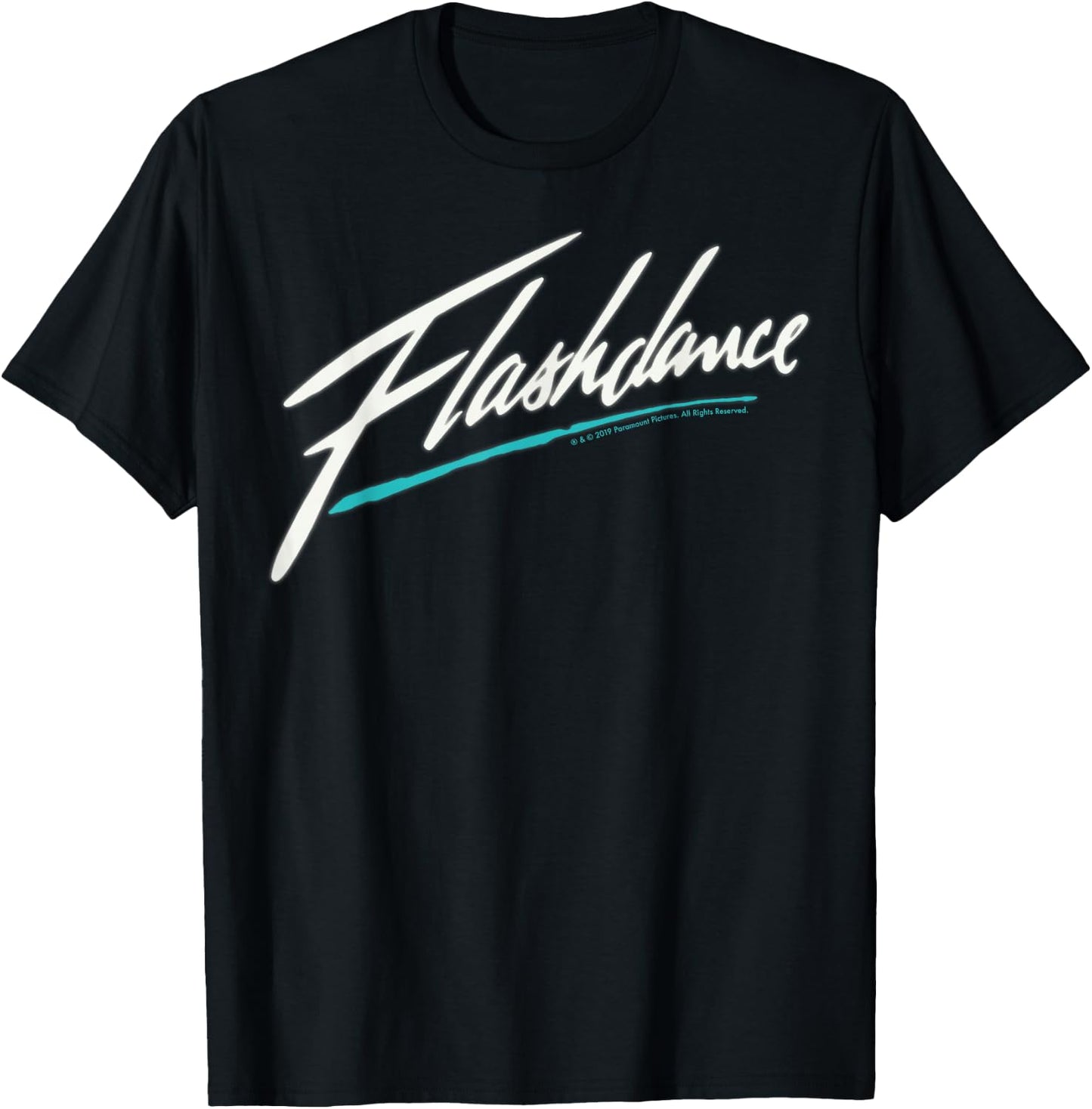 Flashdance Simple Title Logo T-Shirt - T-Shirt | Black
