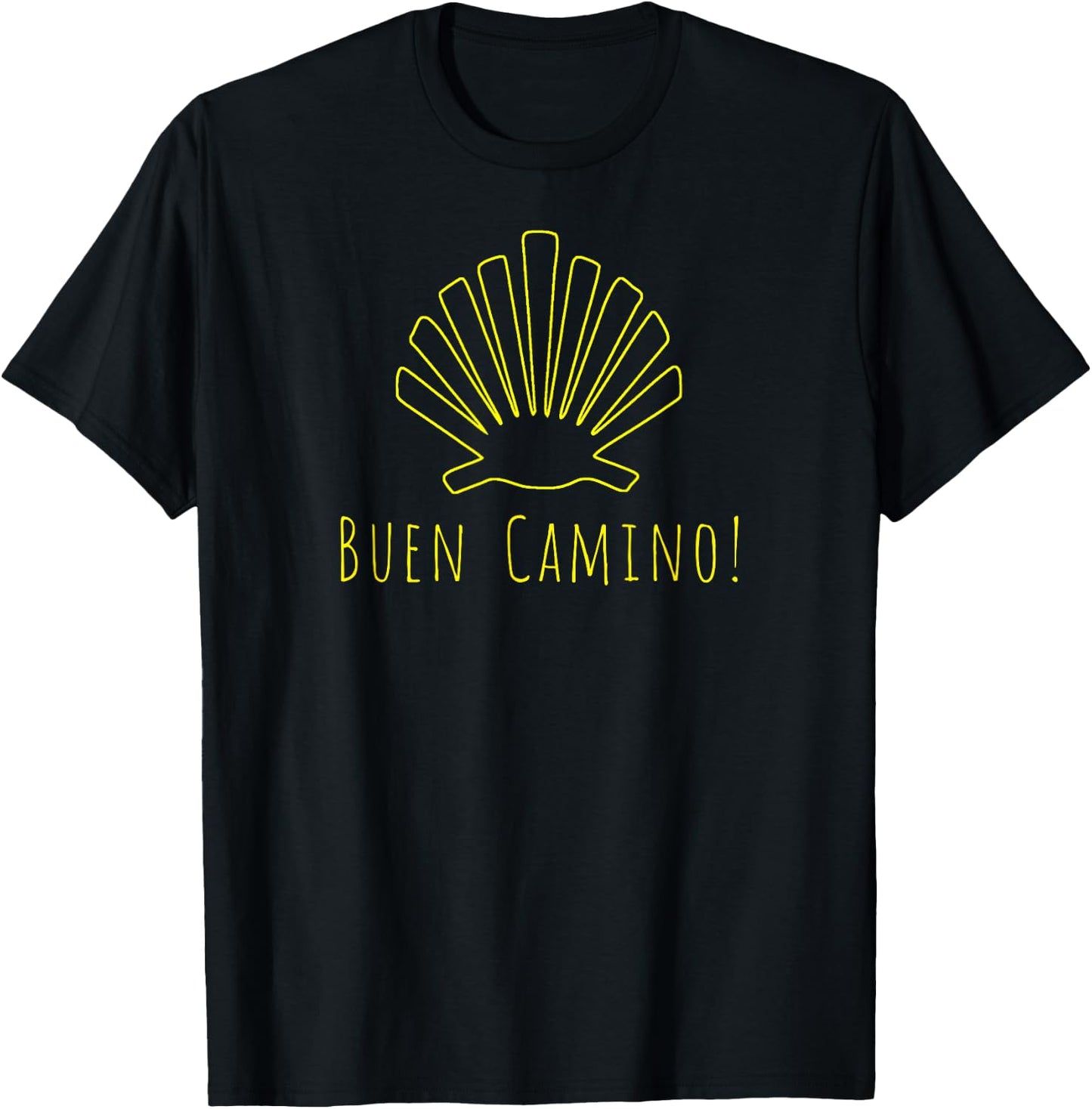 Camino de Santiago de Compostela Pilgrim Way of St. James T-Shirt - T-Shirt | Black