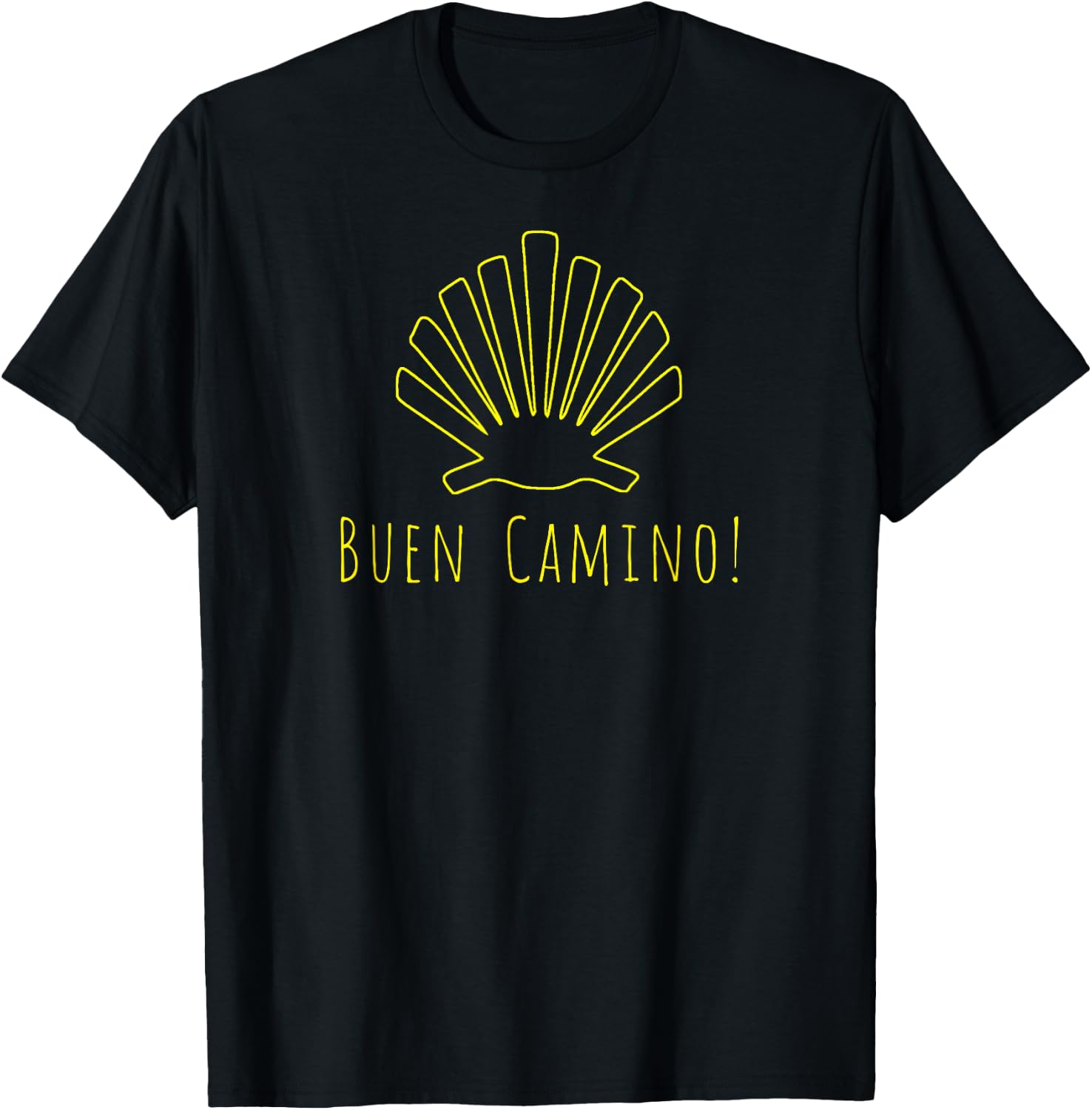 Camino de Santiago de Compostela Pilgrim Way of St. James T-Shirt - T-Shirt | Black