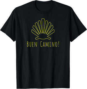 Camino de Santiago de Compostela Pilgrim Way of St. James T-Shirt - T-Shirt | Black