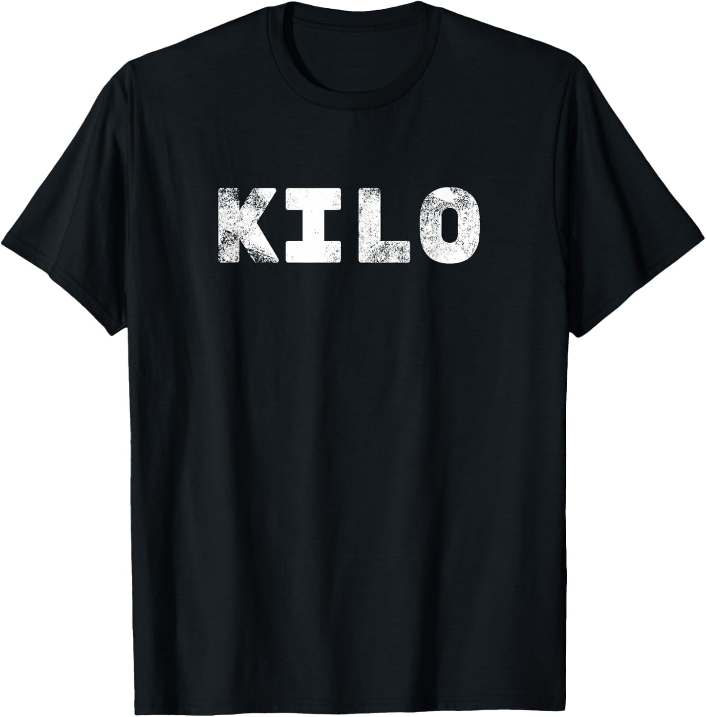 Kilo Company - Military College Shirt - Vintage T-Shirt - T-Shirt | Black